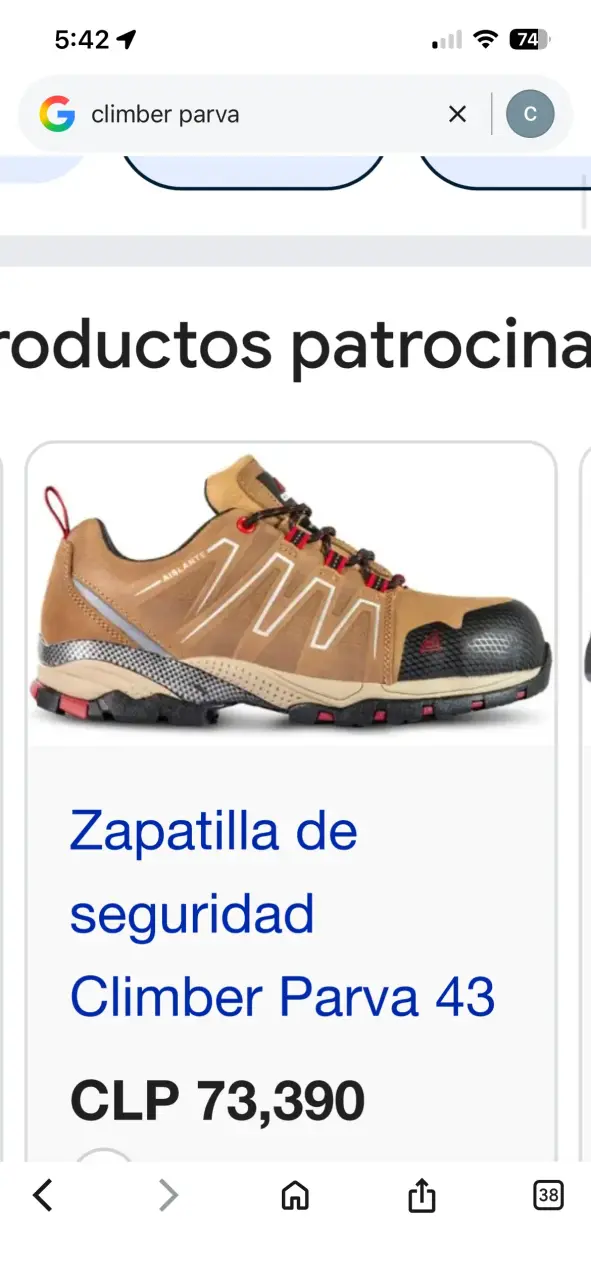 Zapatos  de seguridad  marrones nuevos - miniatura 3