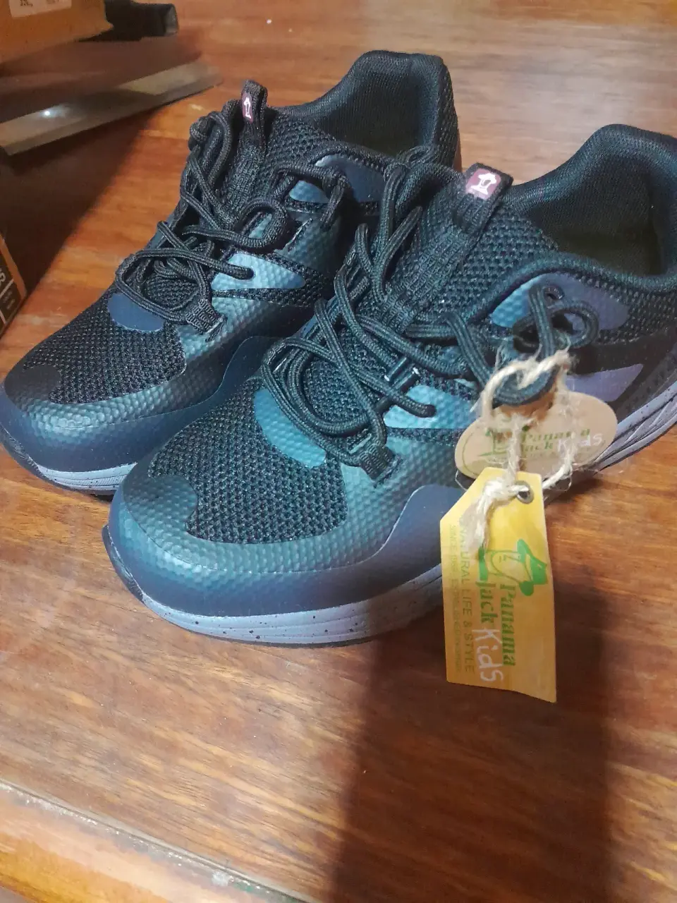 Zapatillas deportivas negras para niños número 35 - miniatura 1