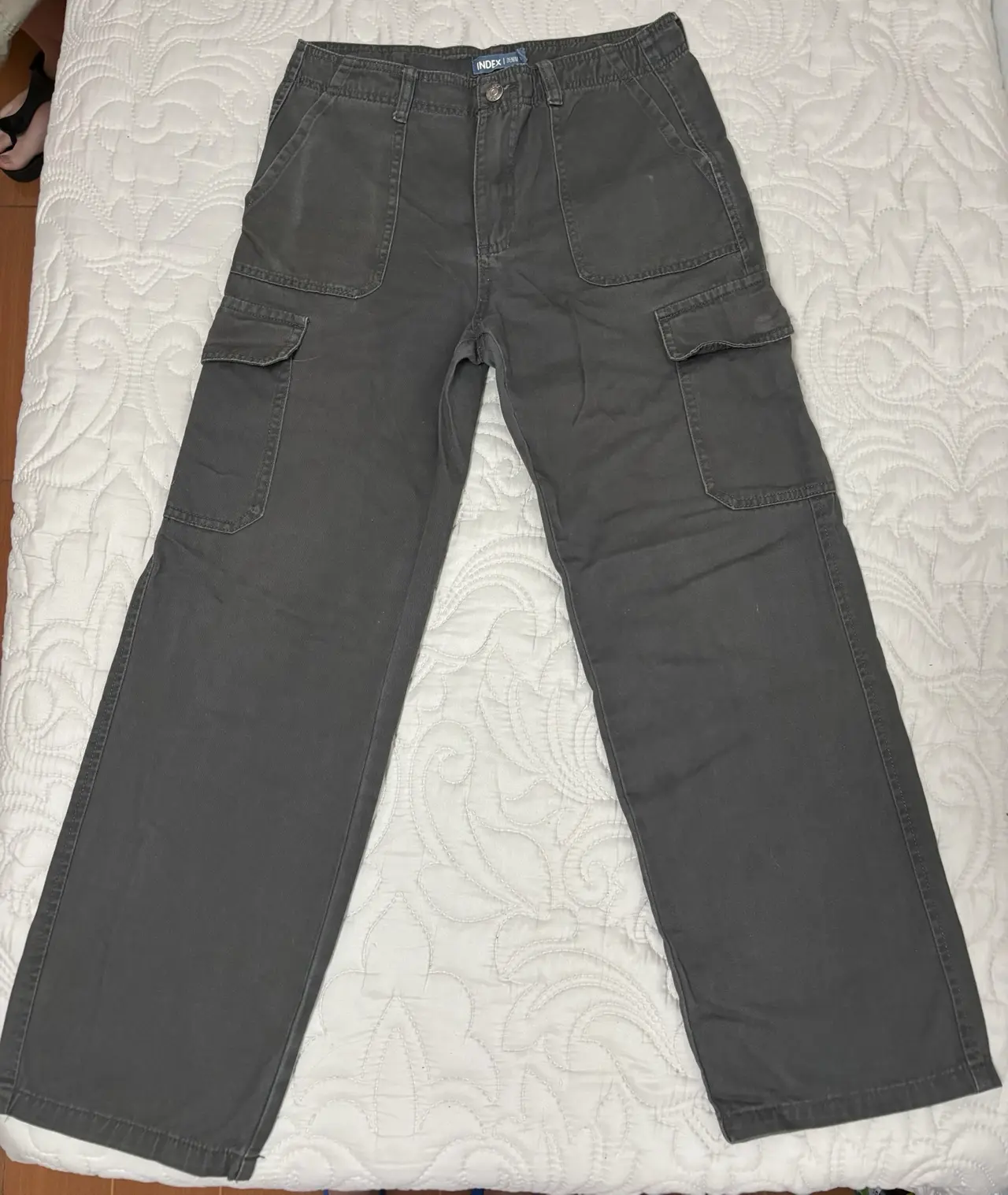 Pantalones cargo grises - miniatura 1