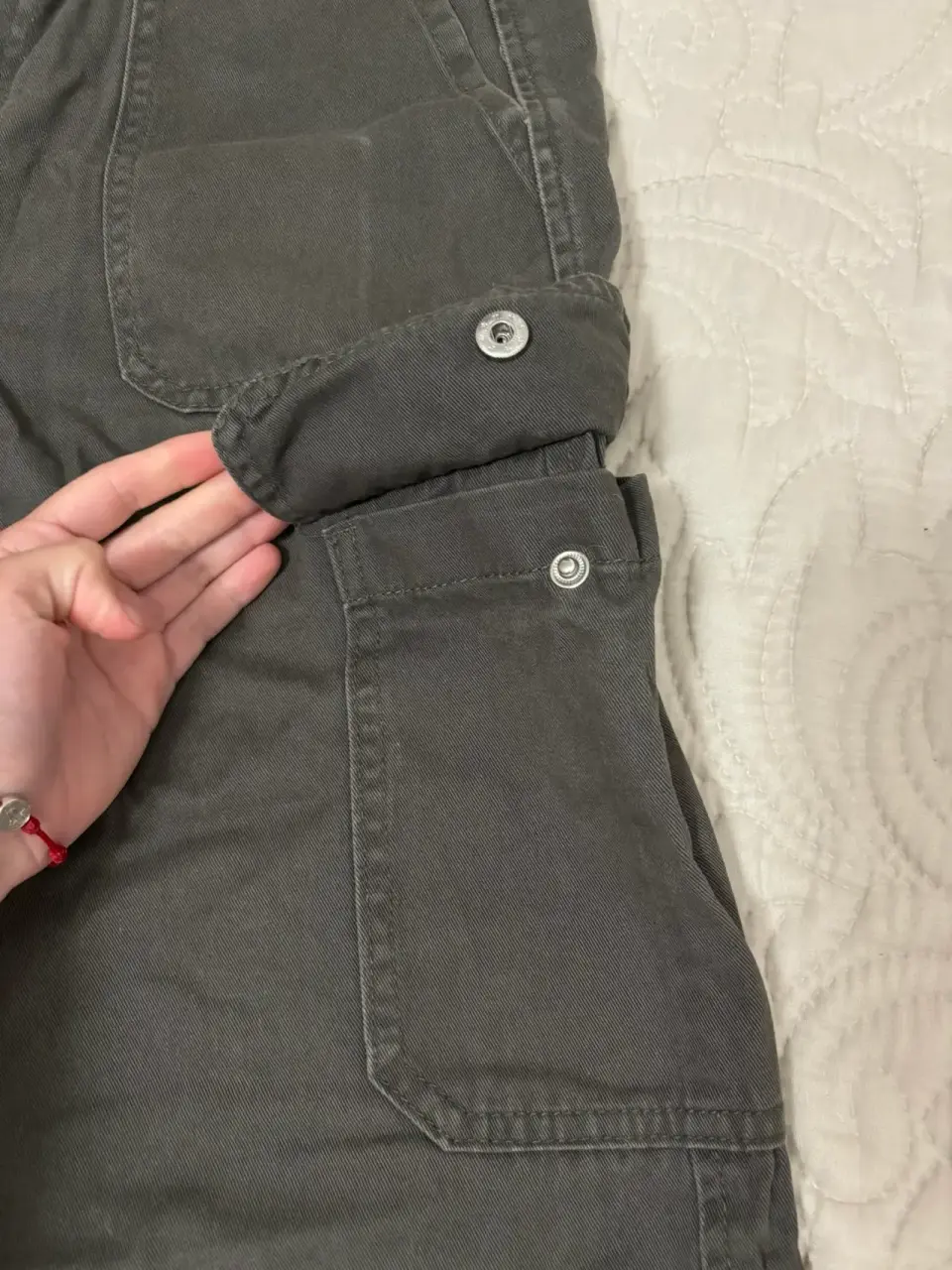 Pantalones cargo grises - miniatura 2