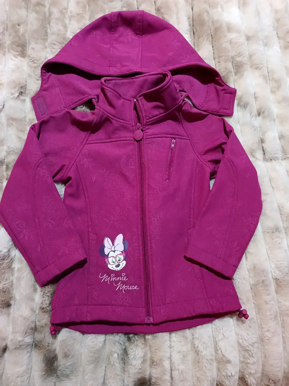 Chaqueta infantil Minnie Mouse rosada - miniatura 1
