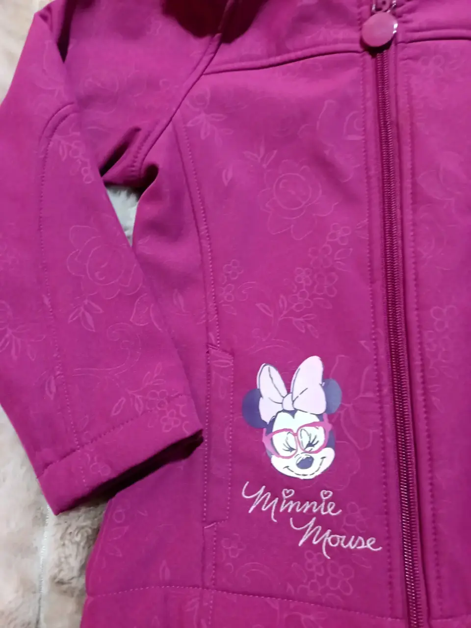 Chaqueta infantil Minnie Mouse rosada - miniatura 2