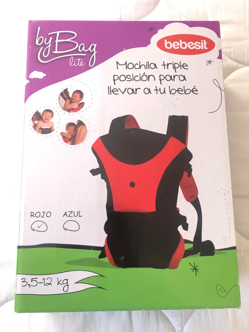 Mochila porta bebé triple posición - miniatura 1