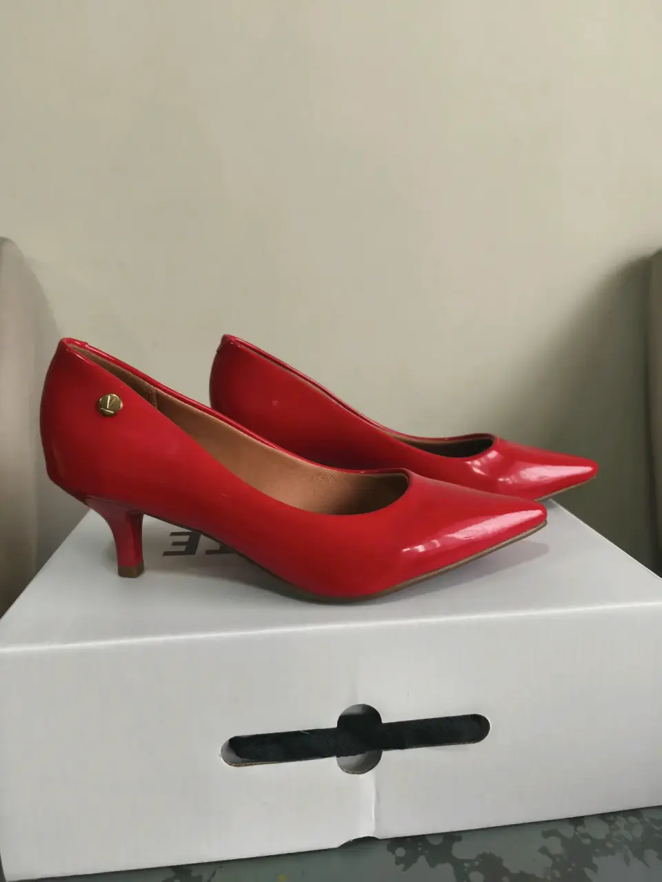 Zapatos de taco rojo Vizzano - miniatura 2
