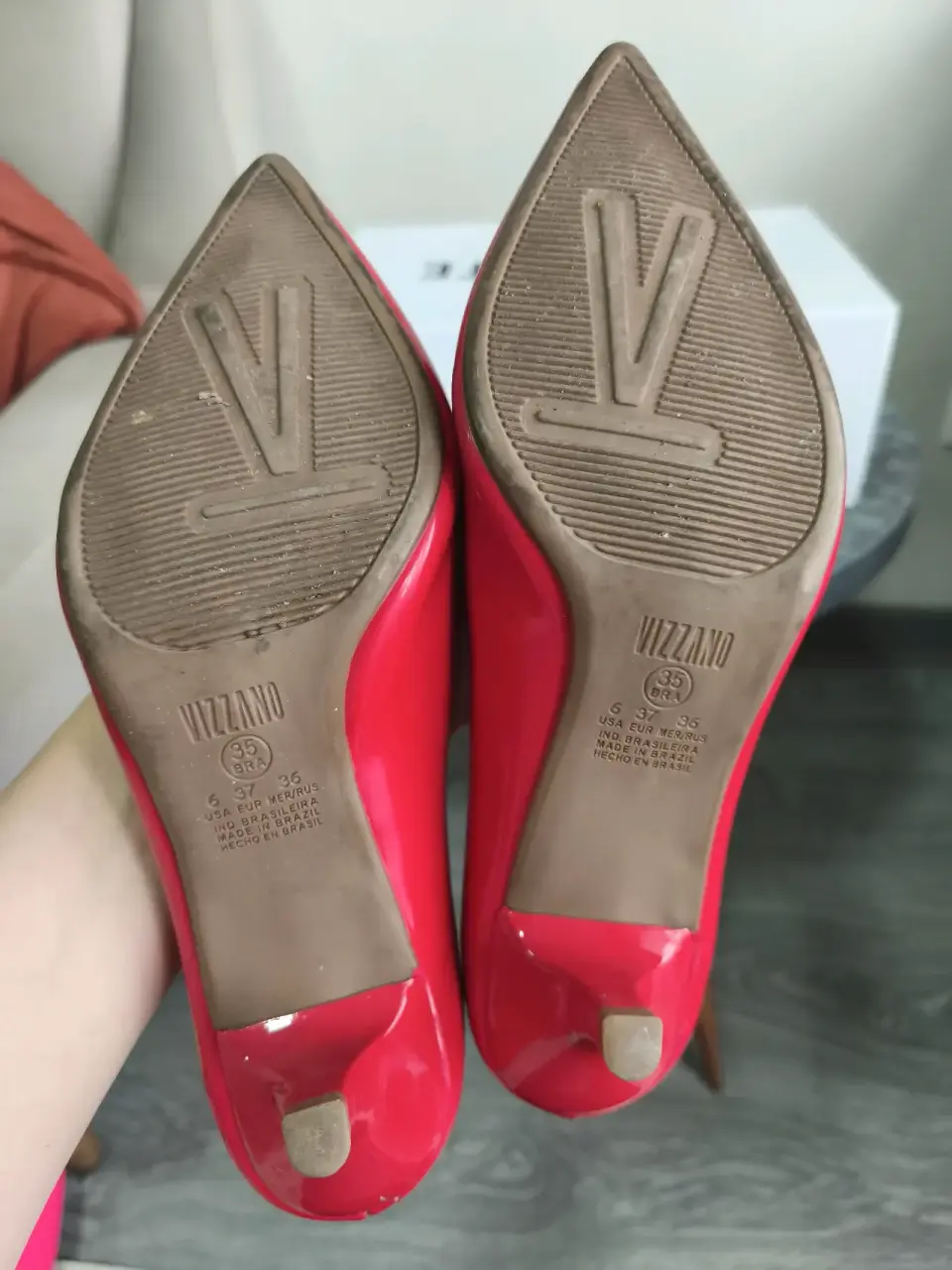 Zapatos de taco rojo Vizzano - miniatura 3