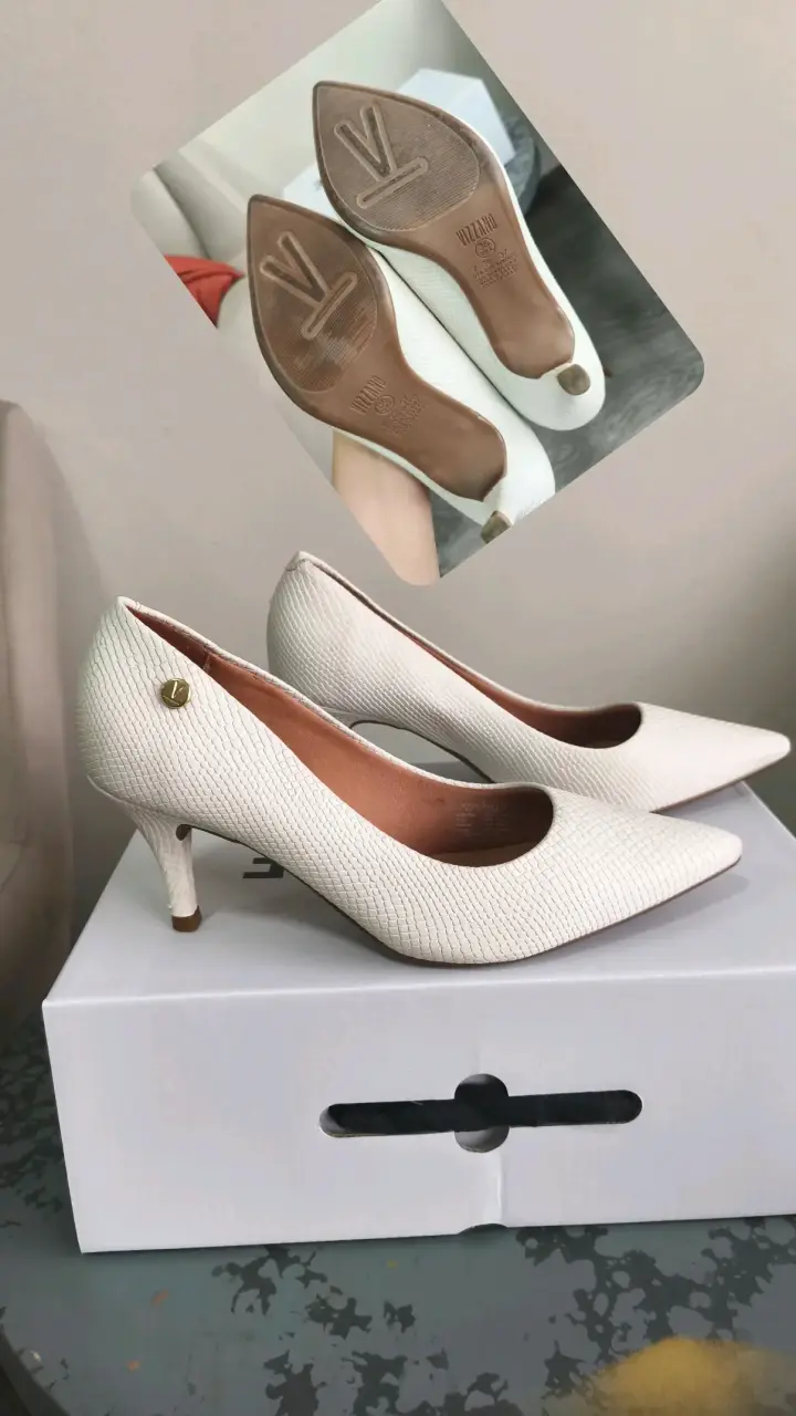 Zapatos de tacón beige Vizzano - miniatura 1