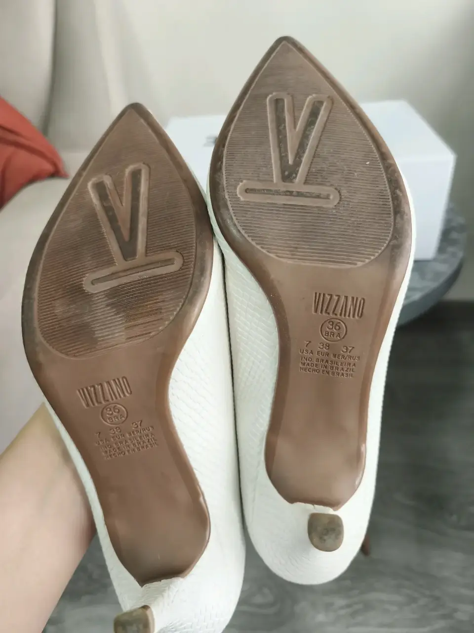 Zapatos de tacón beige Vizzano - miniatura 3