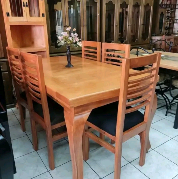 Juego de comedor de madera - miniatura 6