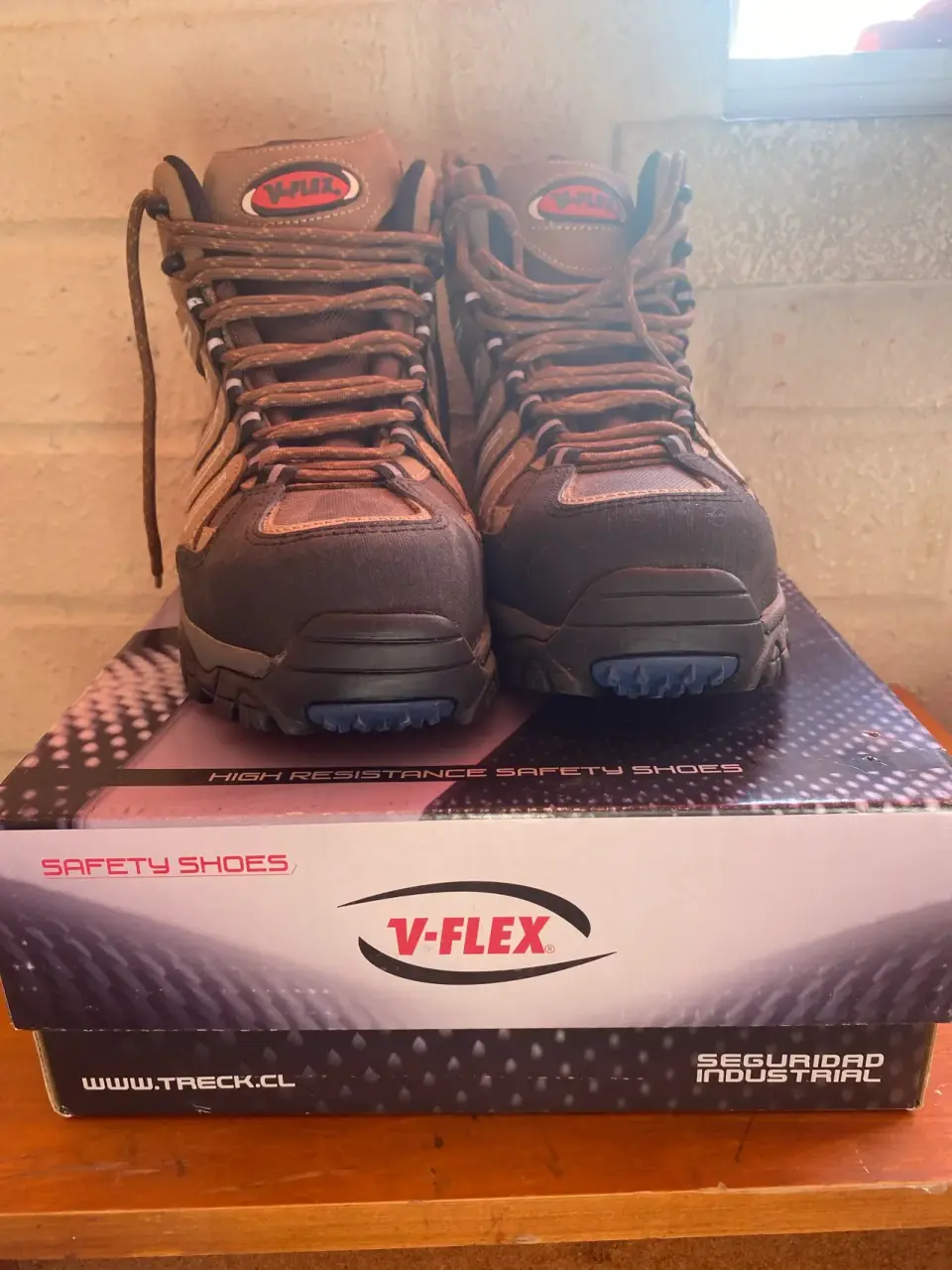 Botas de seguridad V-Flex café - miniatura 1