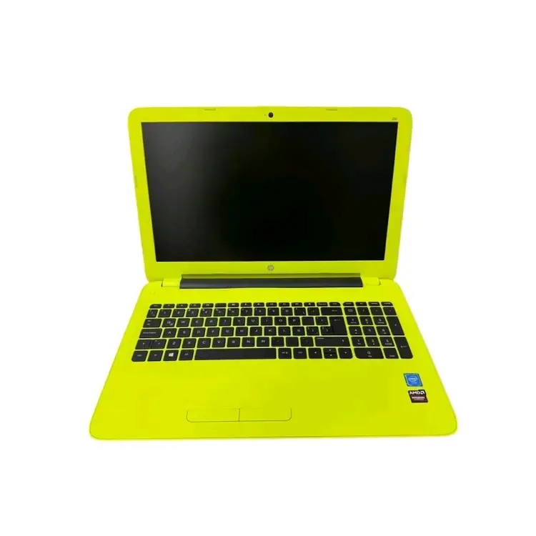 Laptop HP color amarillo - miniatura 2