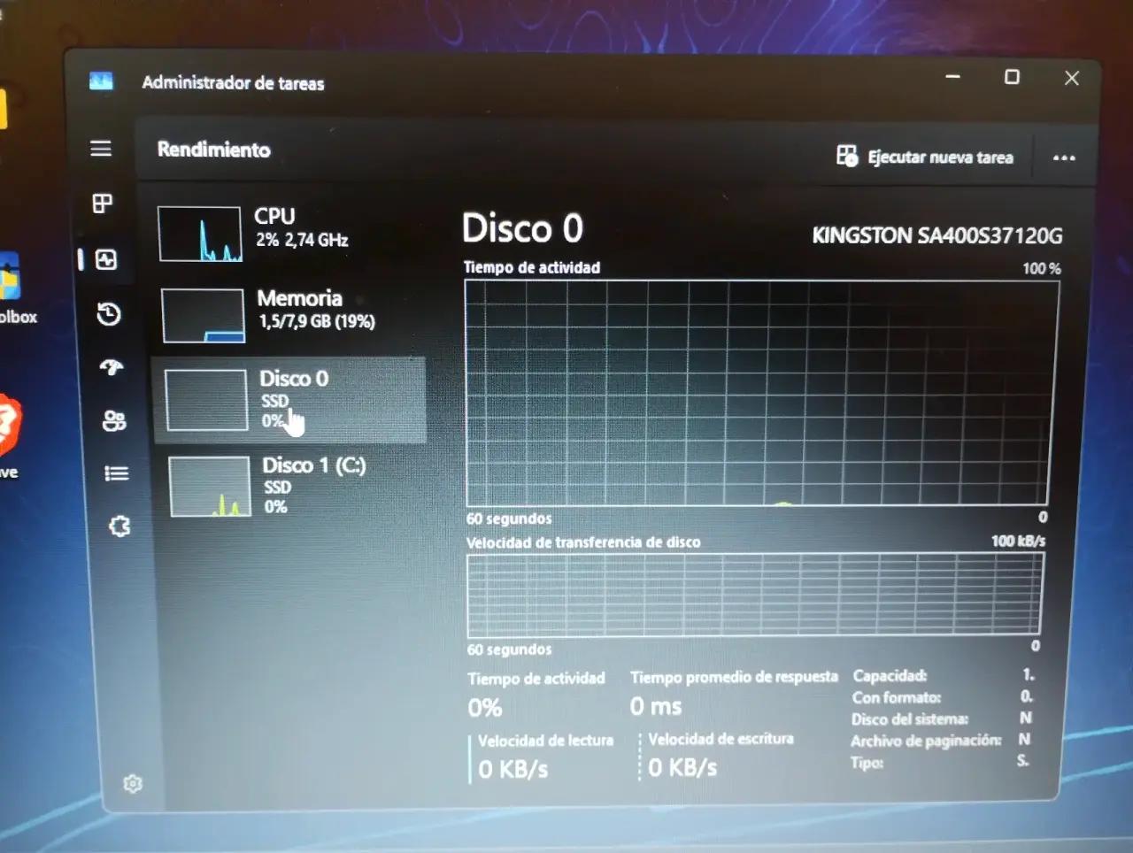 Laptop Dell con cargador - miniatura 5