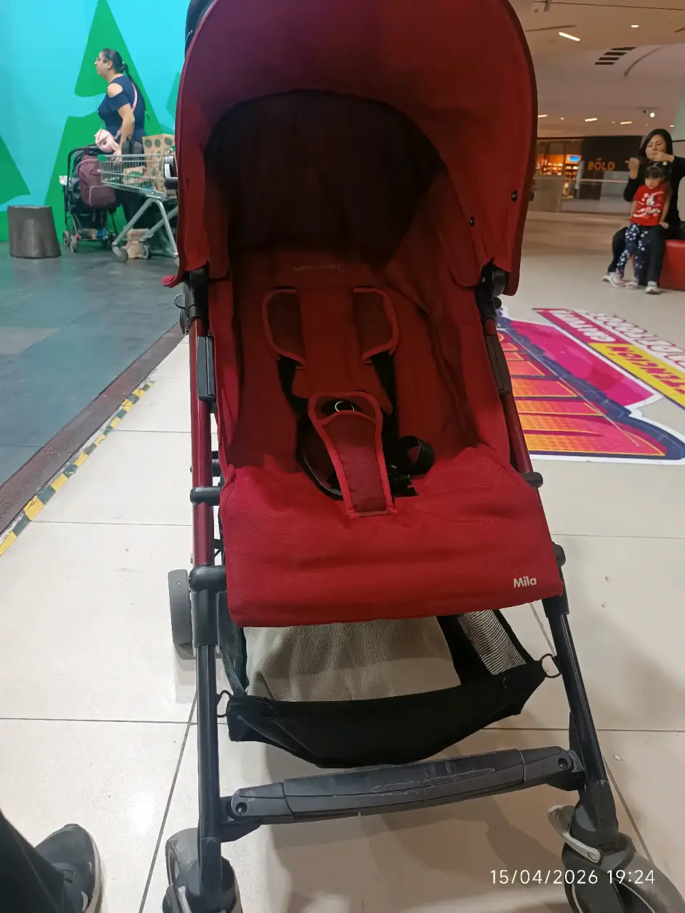 Coche para bebé rojo - miniatura 2