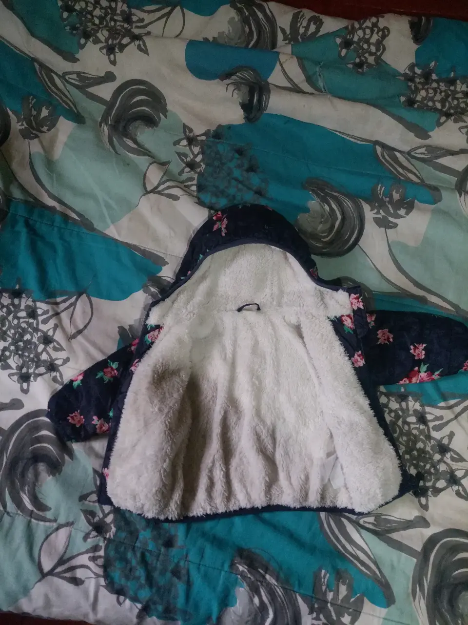 Chaqueta térmica floral infantil - miniatura 2