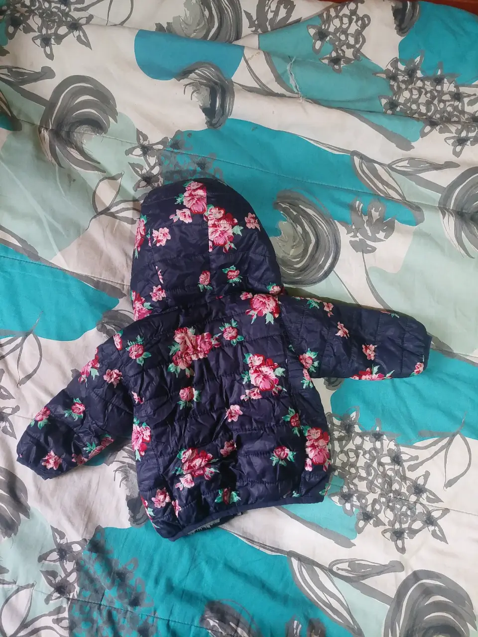 Chaqueta térmica floral infantil - miniatura 3