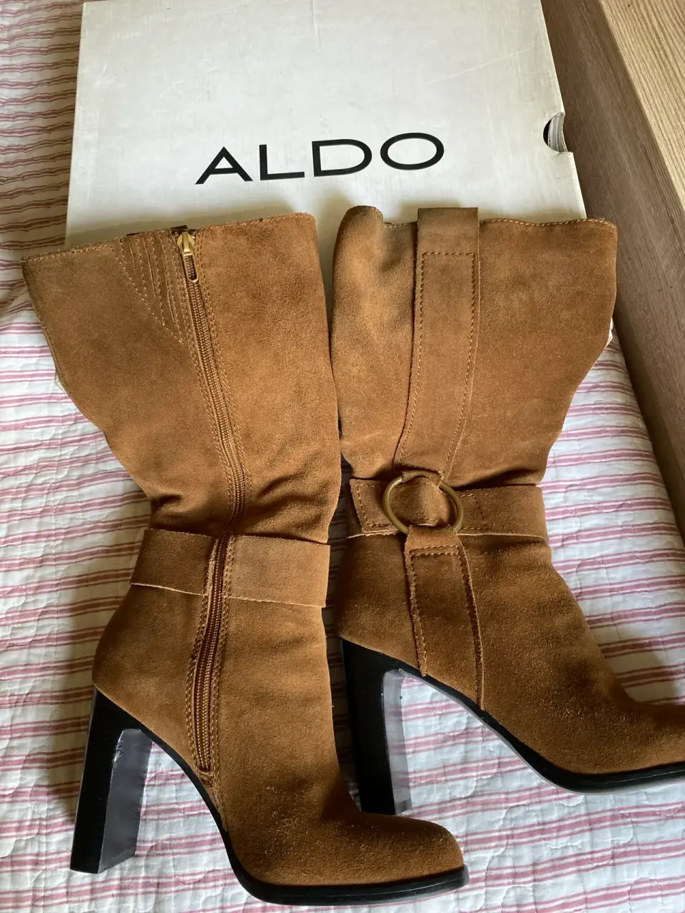 Botines altos camel Aldo - miniatura 1