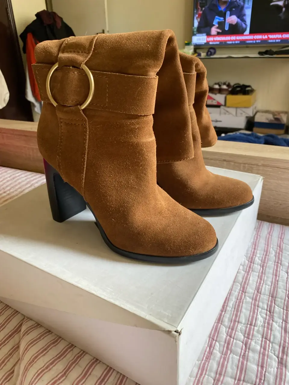 Botines altos camel Aldo - miniatura 3