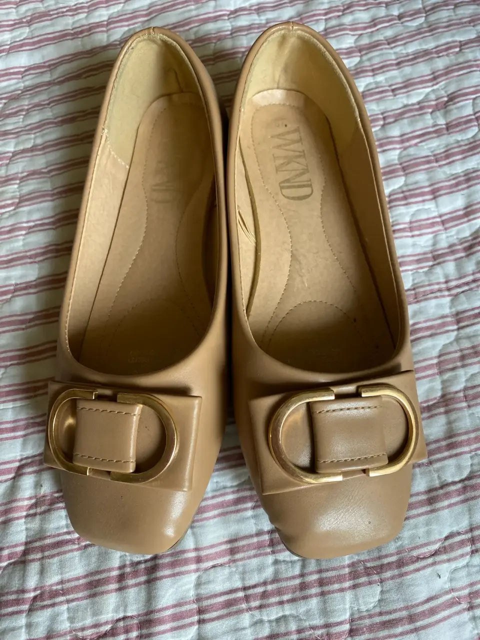 Zapatos planos color beige - miniatura 1