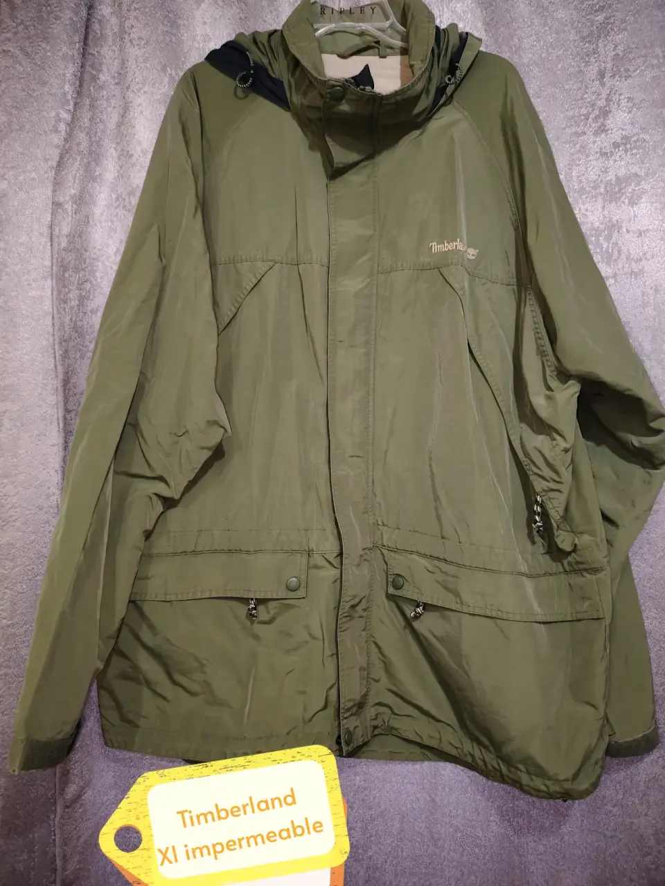 Parka impermeable Timberland verde - miniatura 1