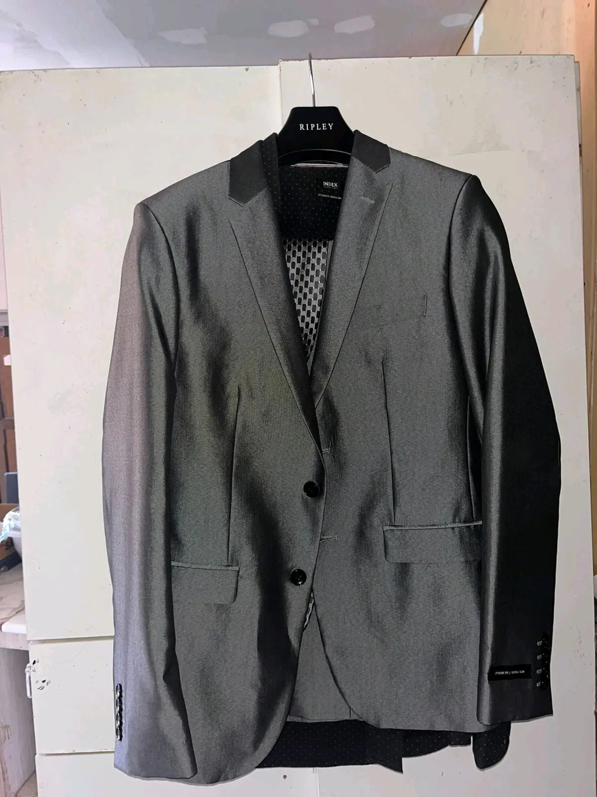 Abrigo de lana Zara negro y blanco - miniatura 5