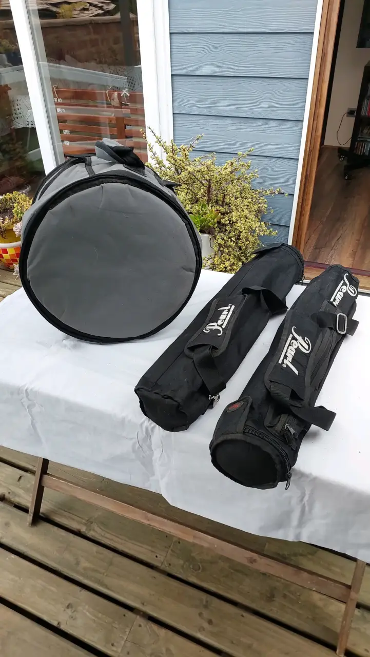 Travel congas PEARL c/atriles y fundas - miniatura 1