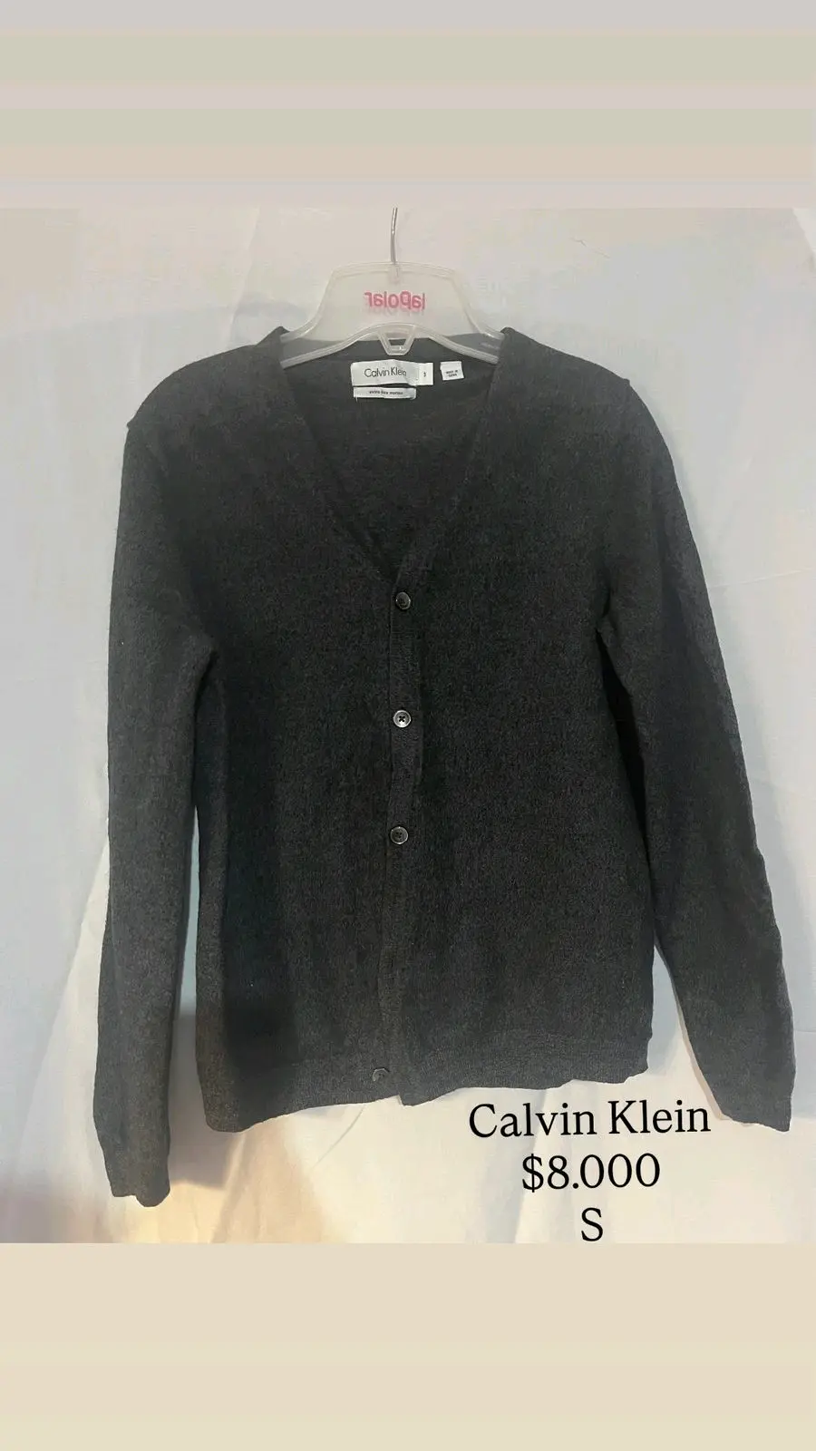 Chaleco gris Calvin Klein - miniatura 1