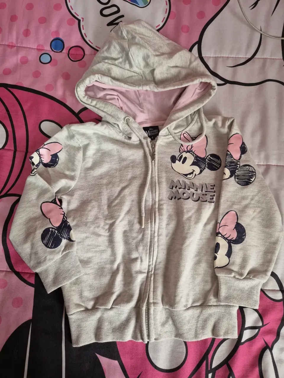 Chaqueta Minnie Mouse gris T4