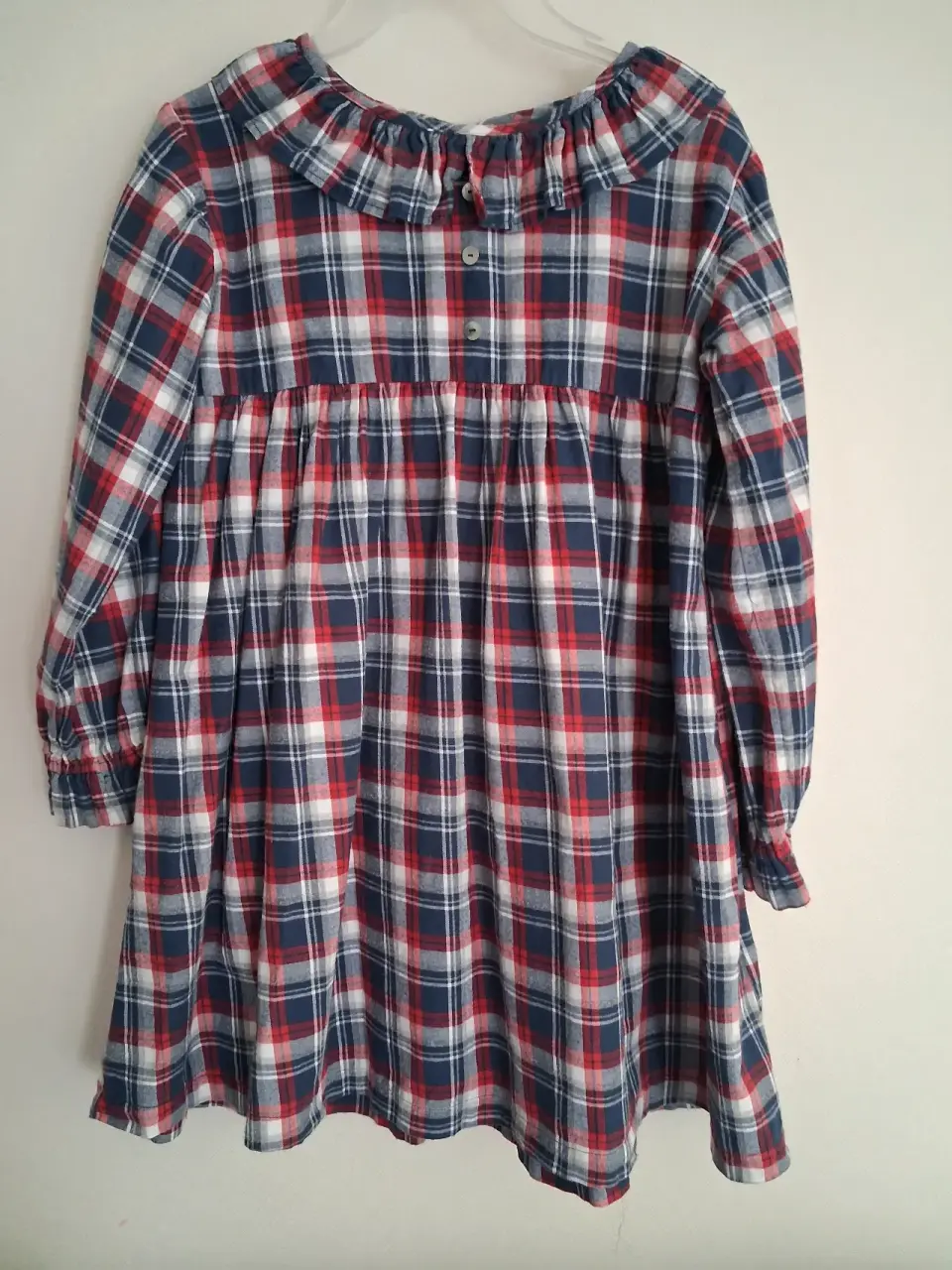 Vestido a cuadros infantil - miniatura 1