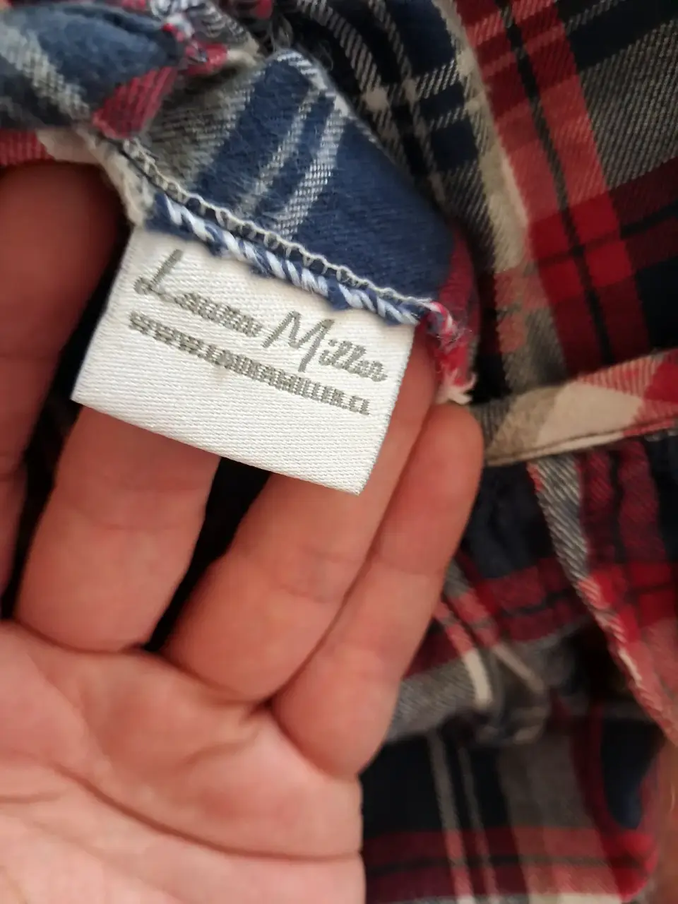 Vestido a cuadros infantil - miniatura 3