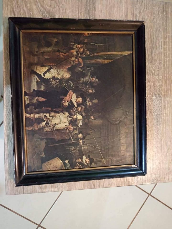 Pintura Rembrant La ronda de la noche
