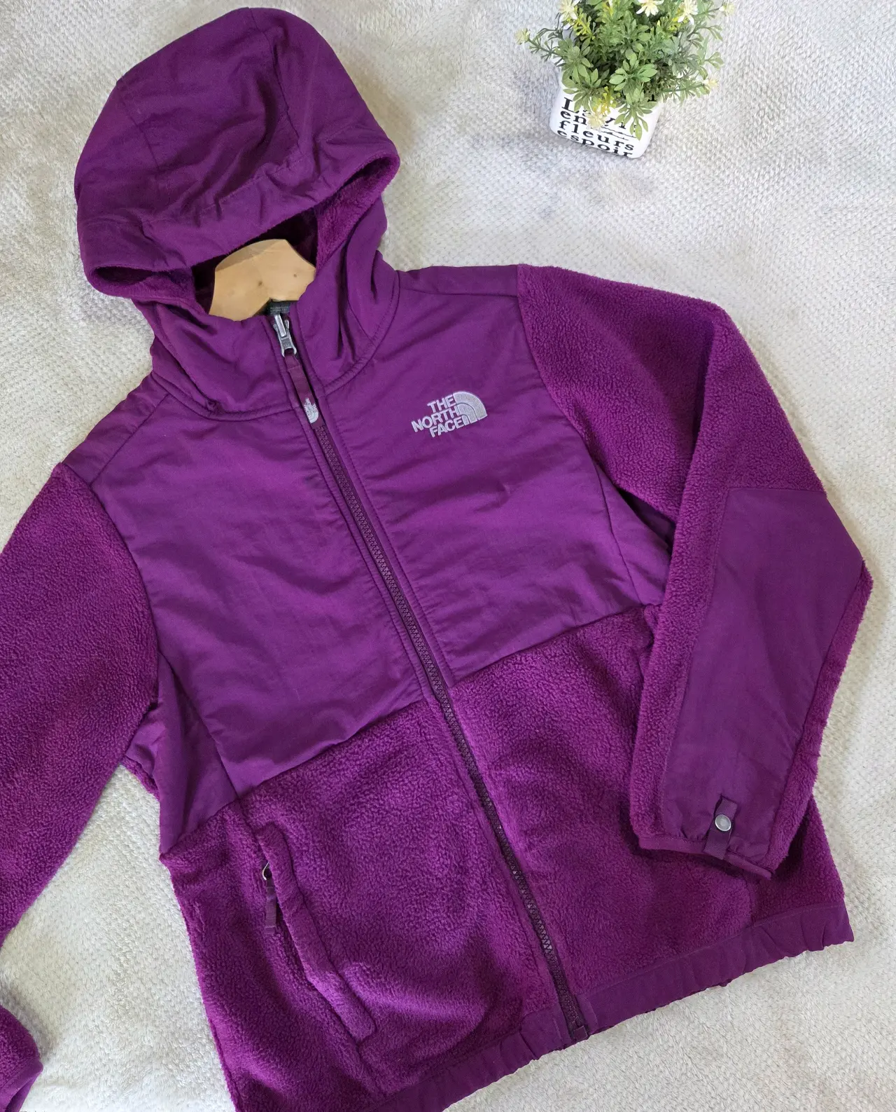 Chaqueta morada The North Face. Talla 10/12