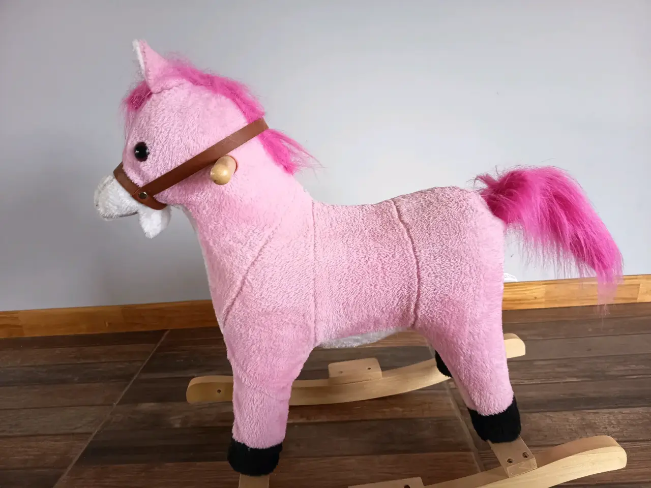 Caballito balancín rosado - miniatura 2