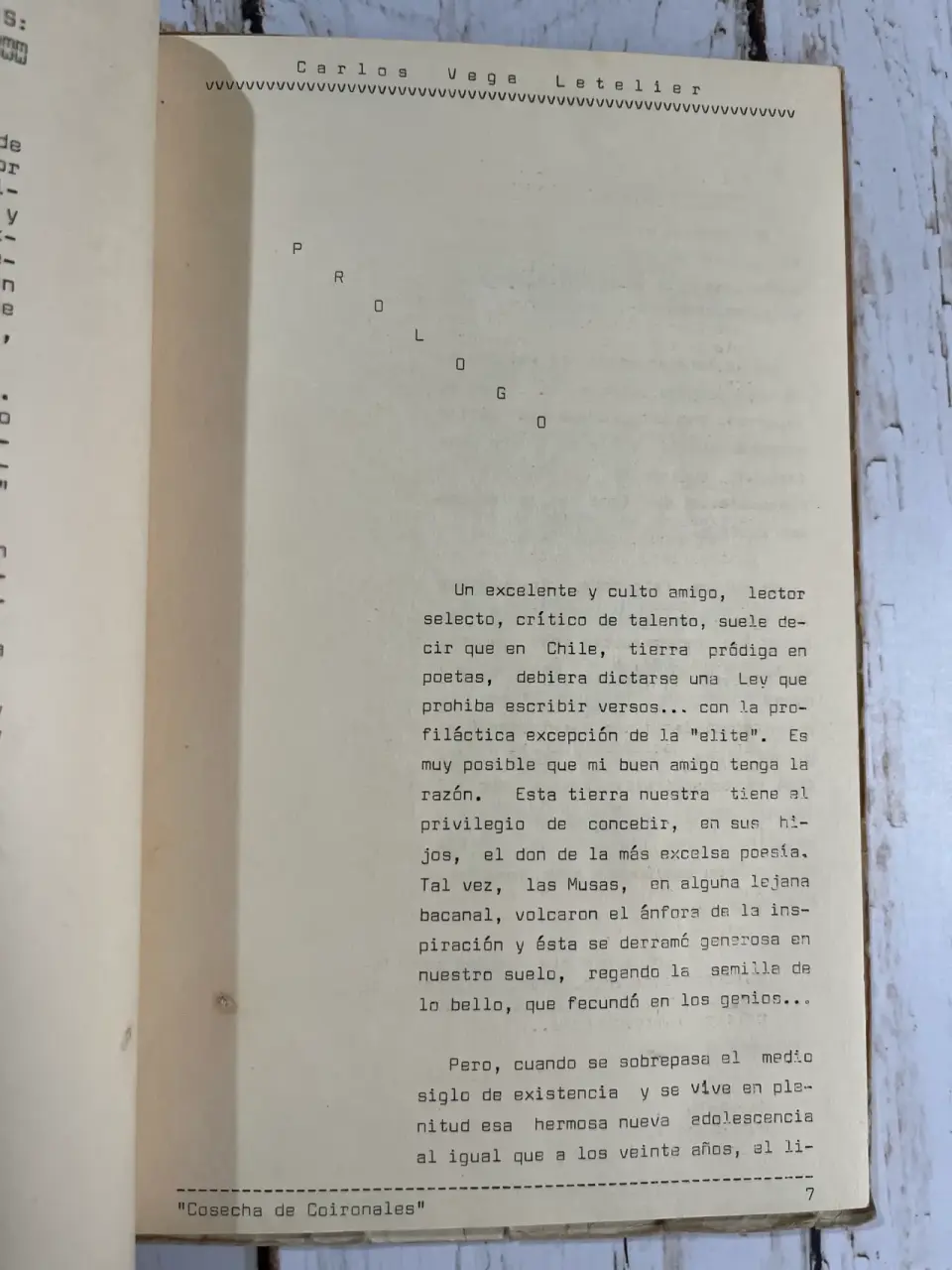 Cosecha de Coironales - Carlos Vega Letelier /1967 - miniatura 6
