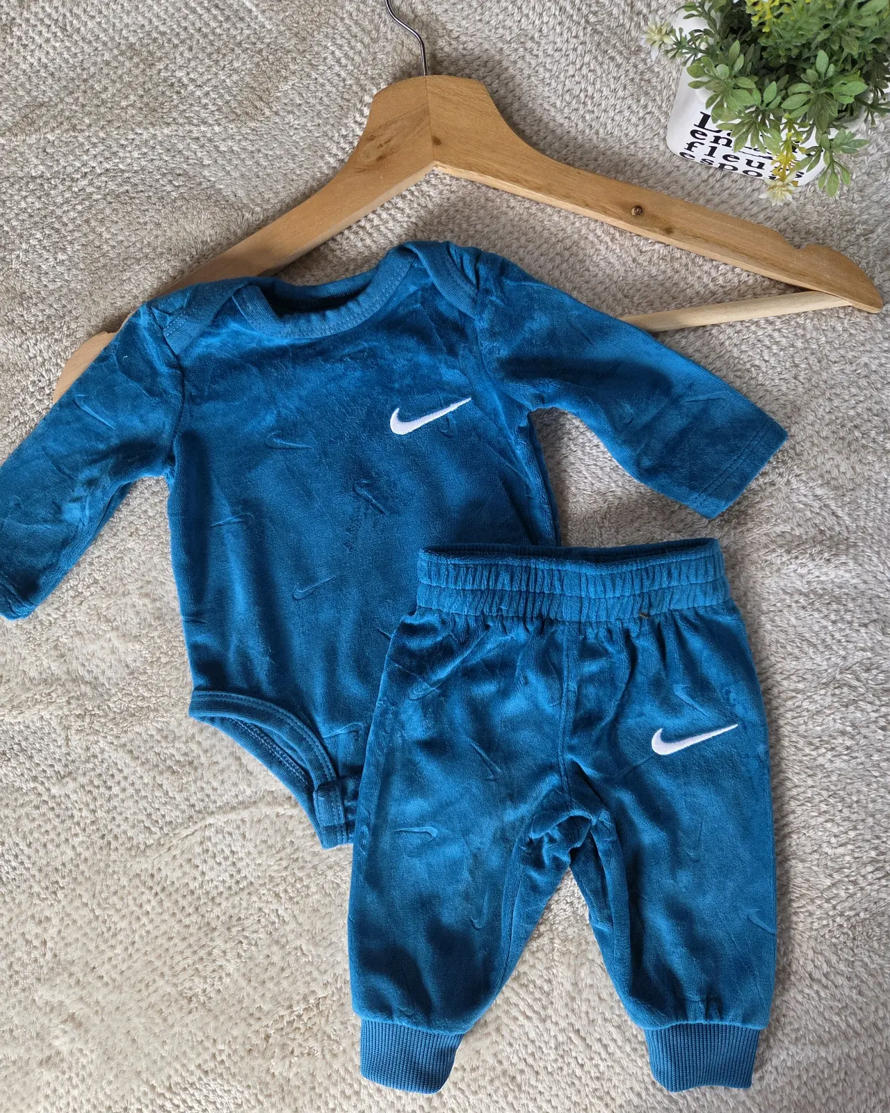Conjunto bebé azul Nike de Recién nacido