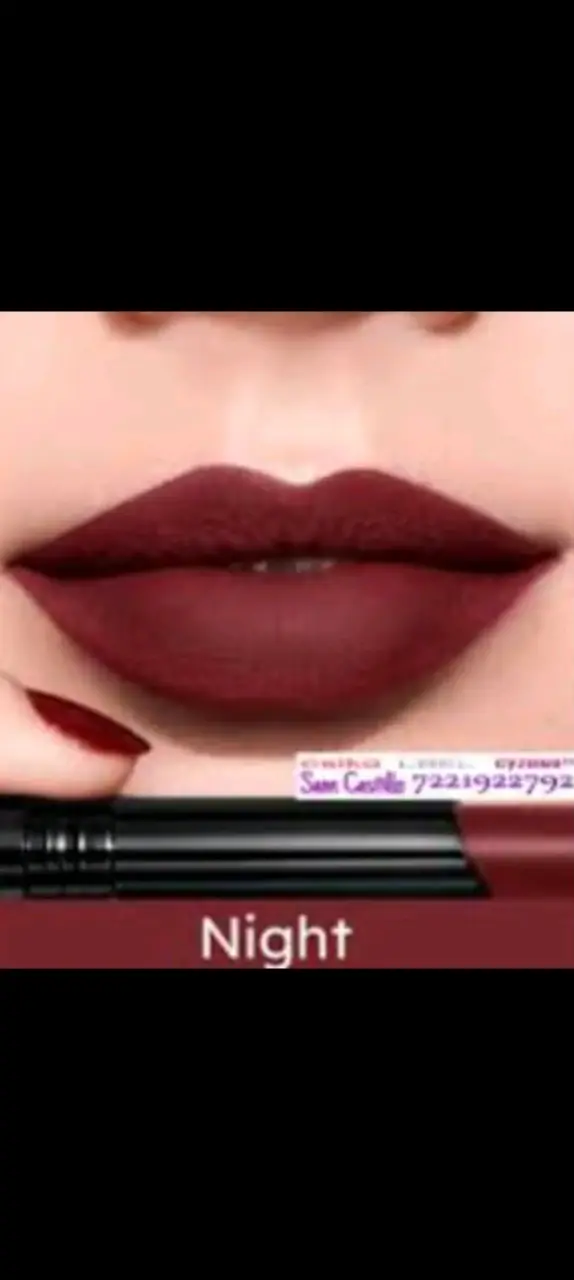 Labial color vino Night