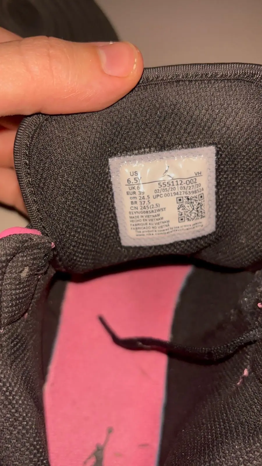 Zapatillas Jordan rosadas - miniatura 4