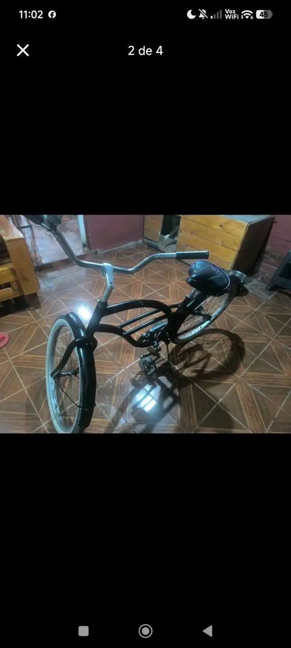 Bicicleta vintage negra - miniatura 3