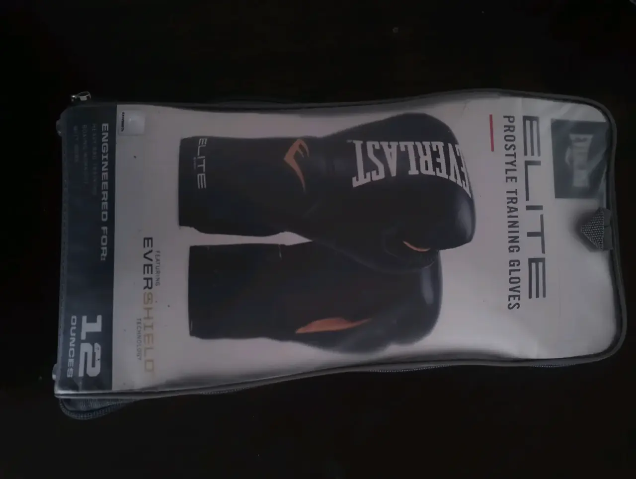 Guantes de entrenamiento Everlast negros - miniatura 1