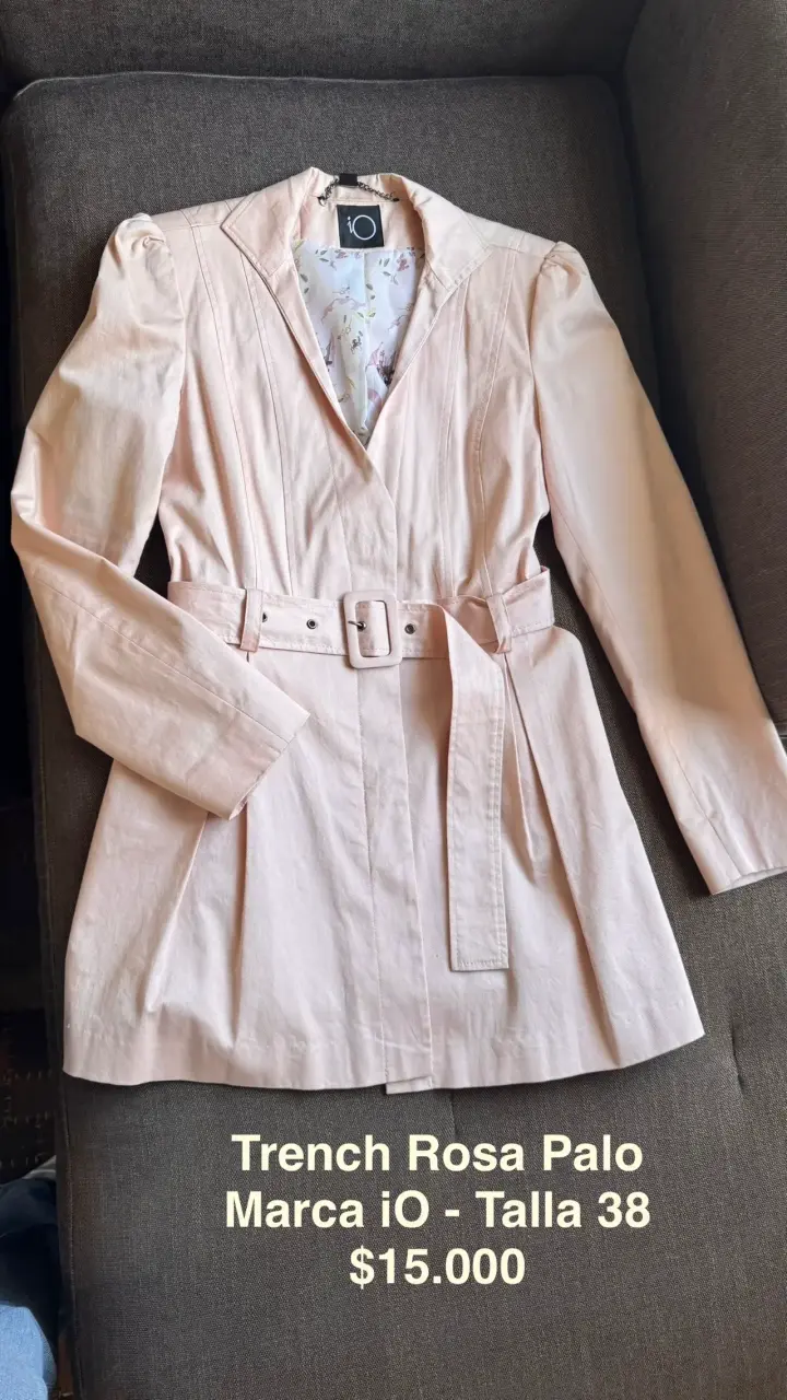 Trench rosa marca iO