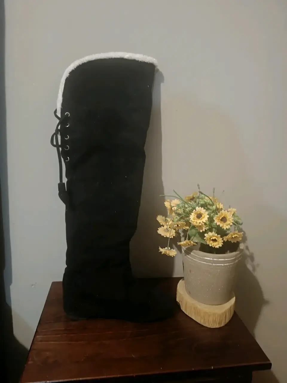 Botas negras de invierno altas - miniatura 1