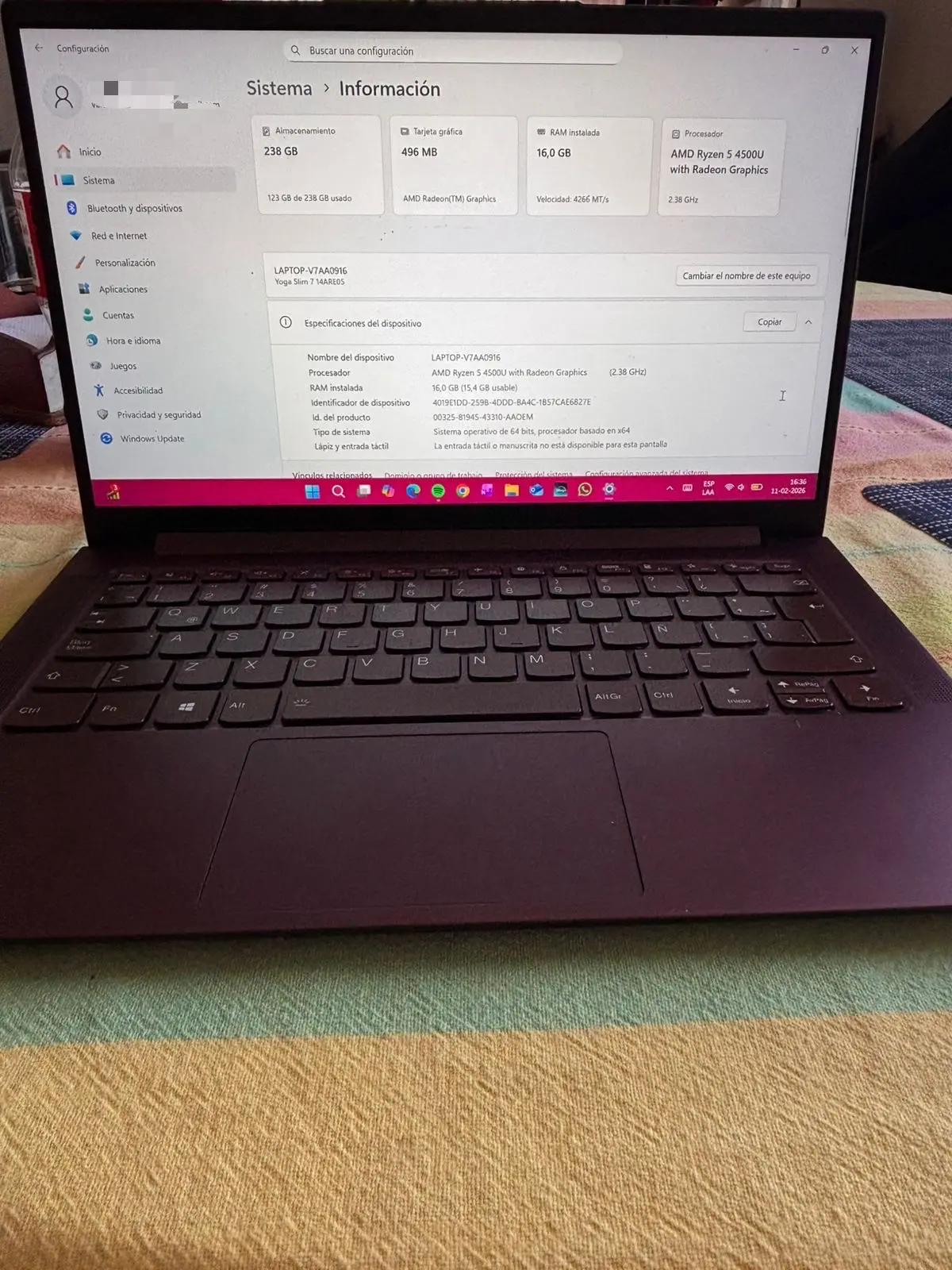 Lenovo Yoga Slim 7 - miniatura 3