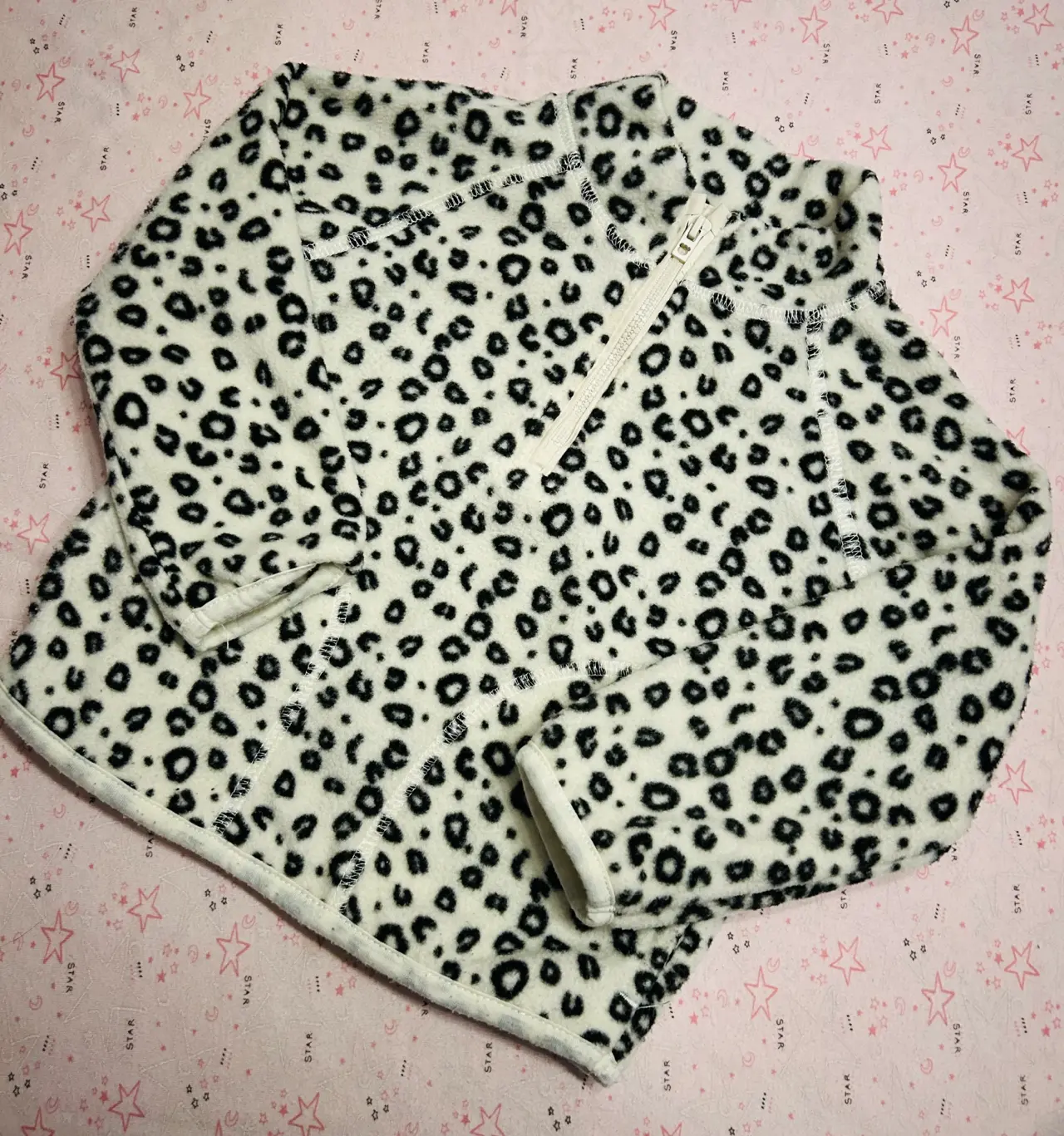 Chaqueta polar rosada para niña - miniatura 3