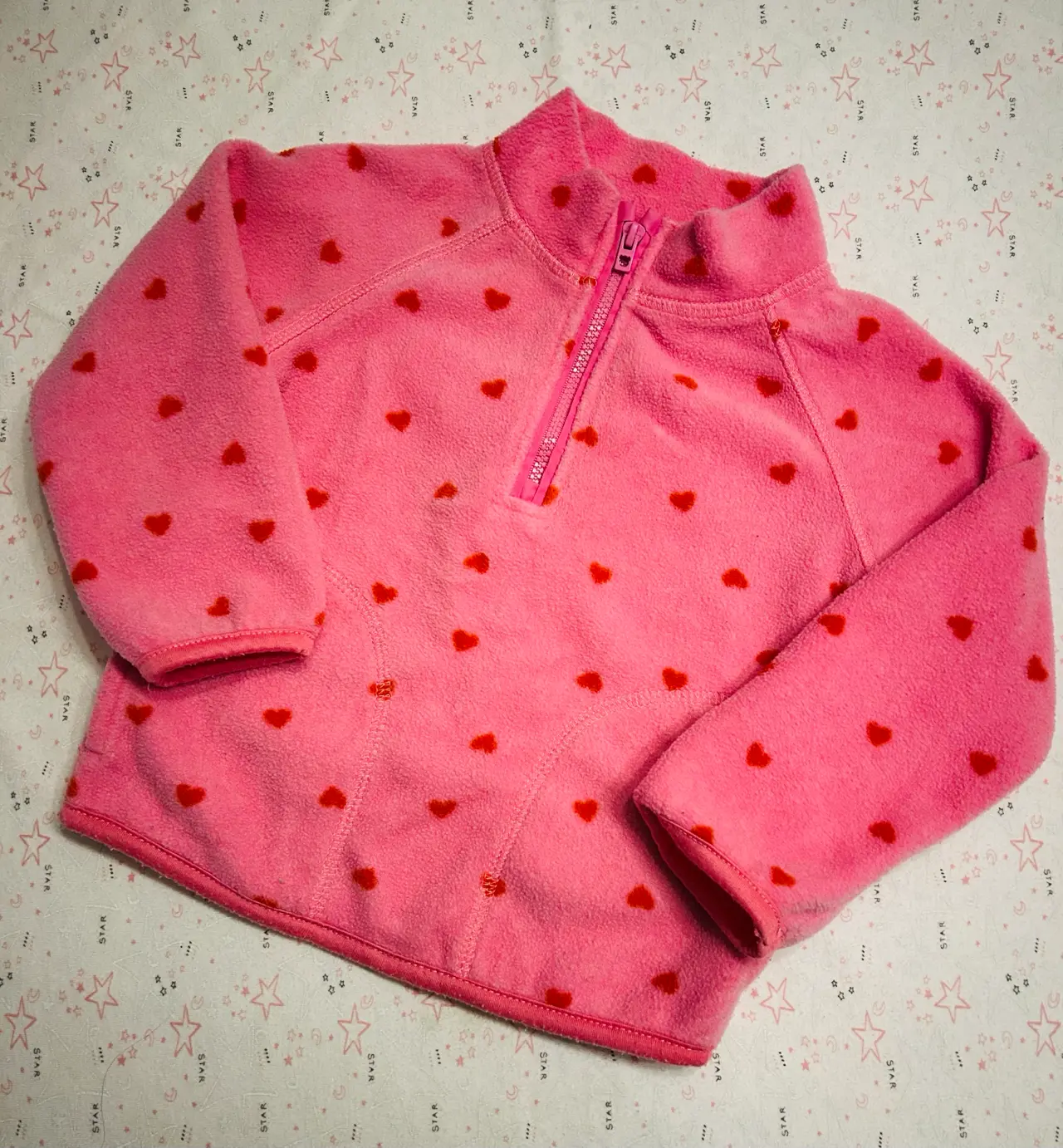 Chaqueta polar rosada para niña - miniatura 4
