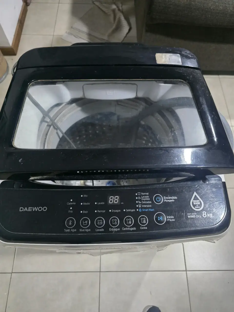 Lavadora Daewoo 8kg - miniatura 1