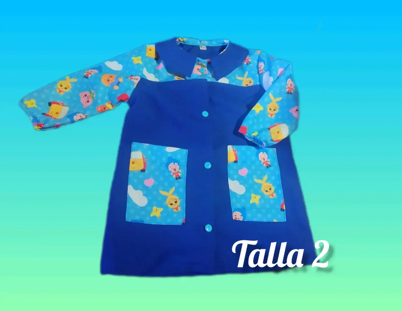 Delantal infantil colorido - miniatura 3