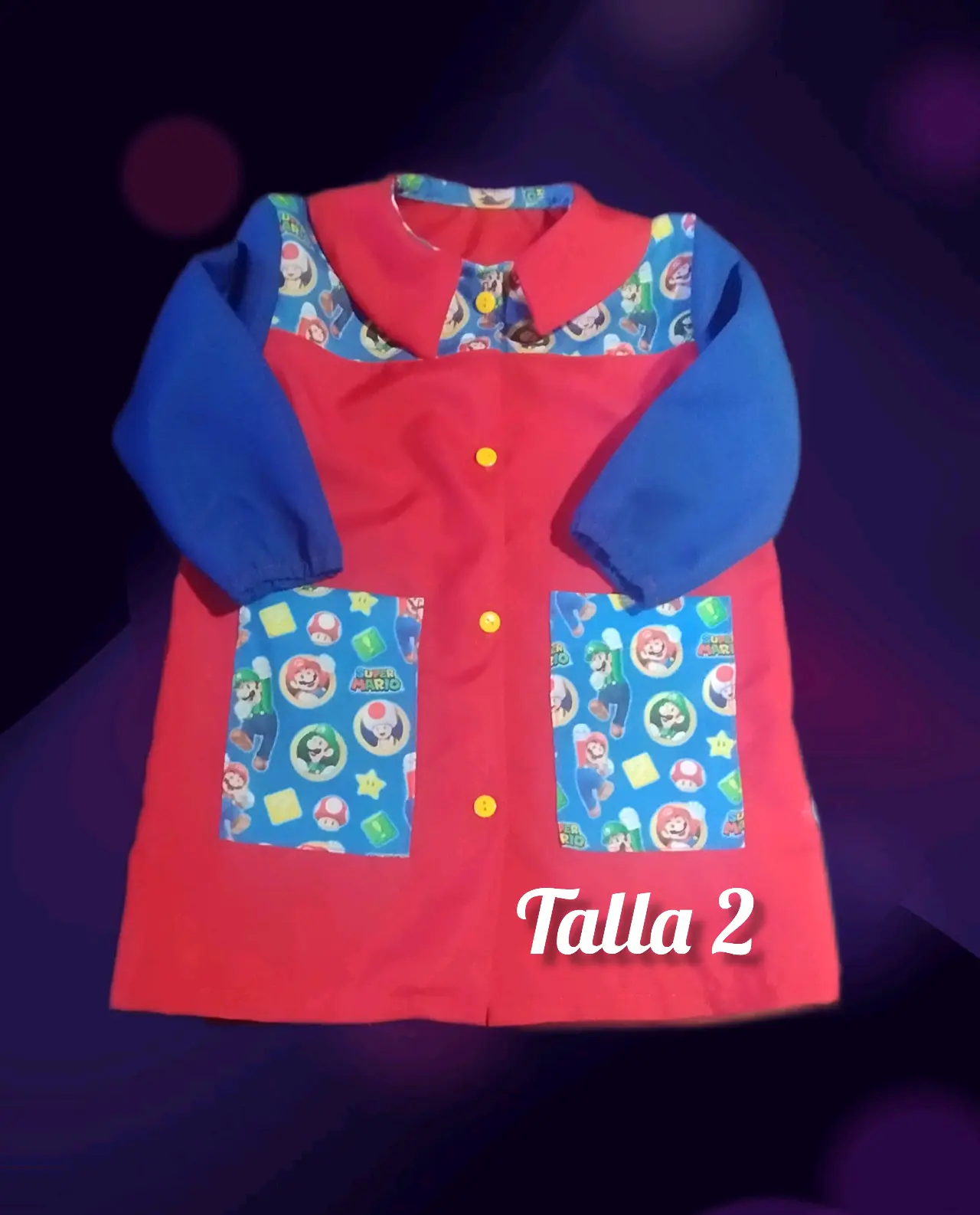 Delantal infantil colorido - miniatura 4
