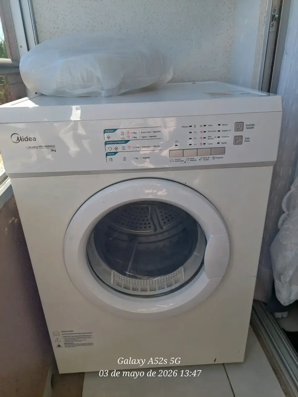 Secadora Midea 9kg blanca - miniatura 1