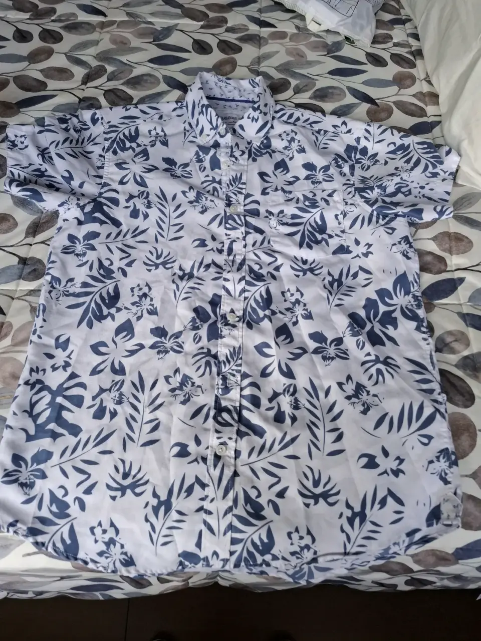 Camisa floral Zara slim fit - miniatura 4
