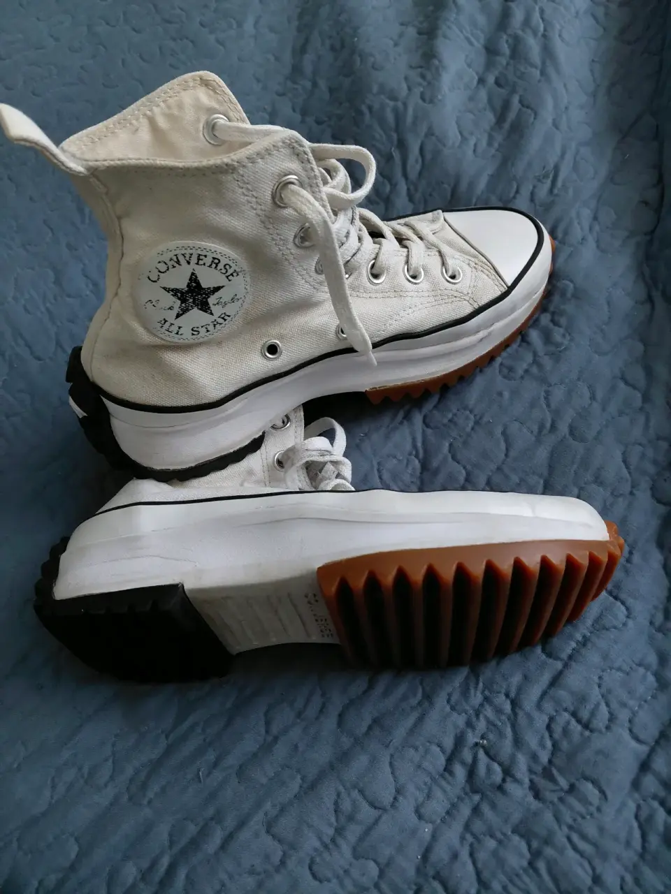 Zapatillas blancas altas Converse