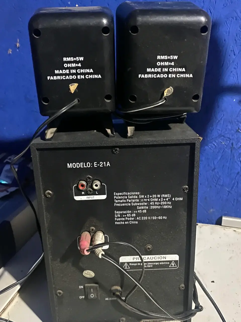 Parlantes Espex negros - miniatura 2