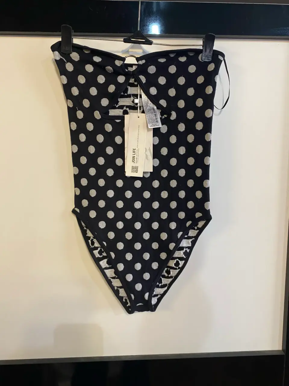 Traje de baño lunares negros - miniatura 1